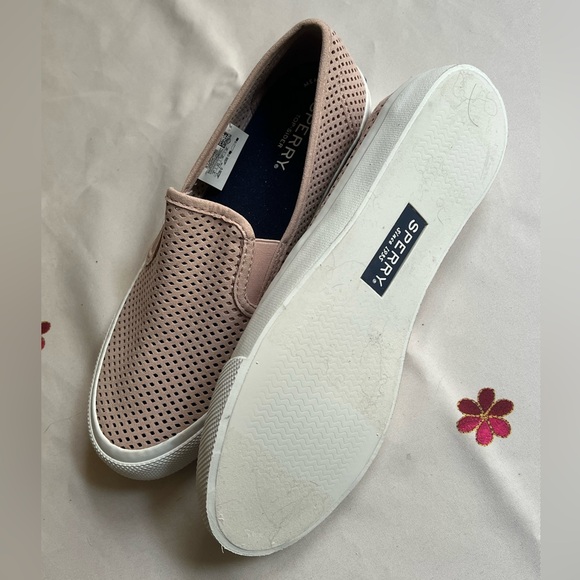 Sperry Women's Crest Twin Gore Perforated Slip On Sneakers - Picture 3 of 5